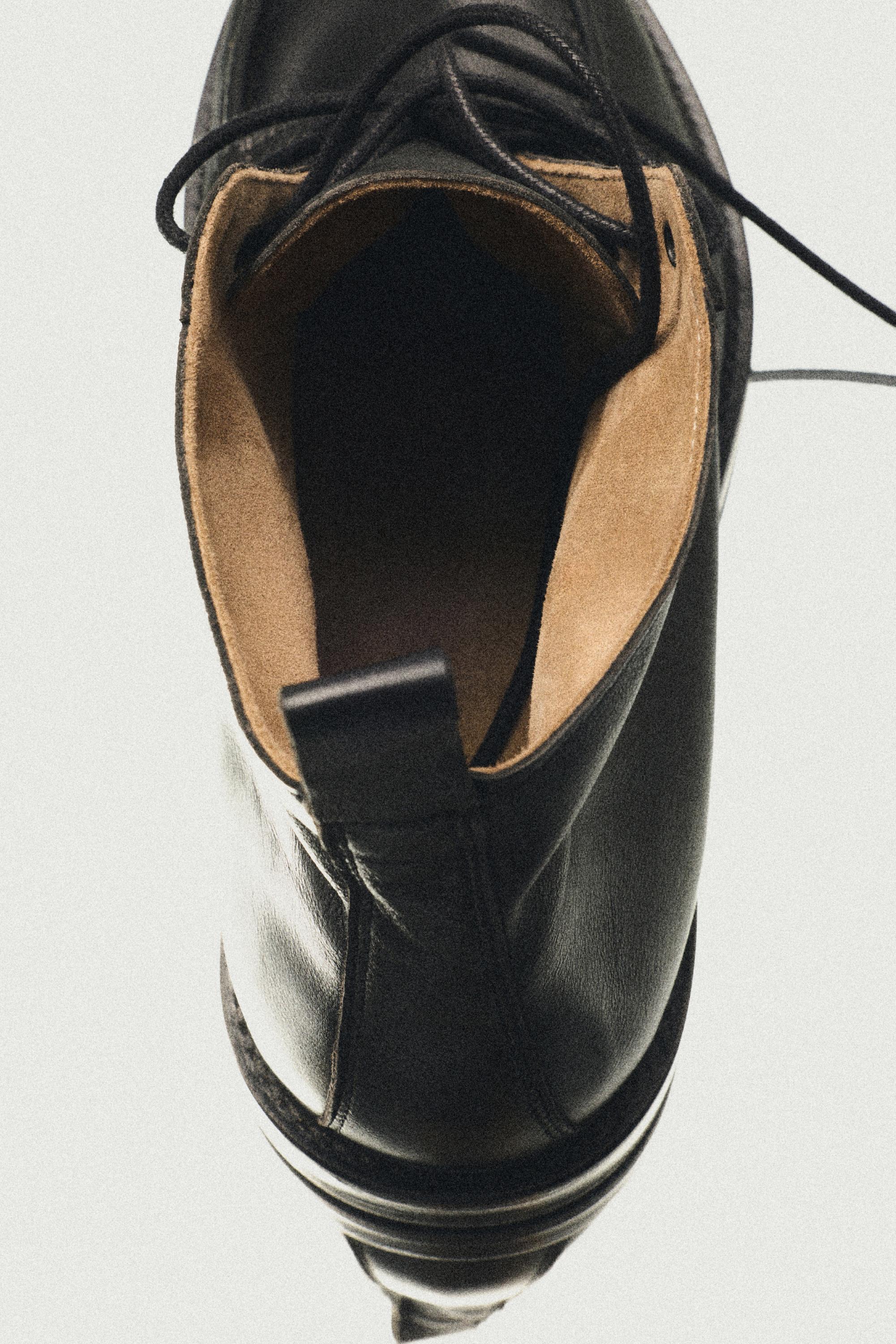 Bottines à lacets en cuir soft - LIMITED EDITION