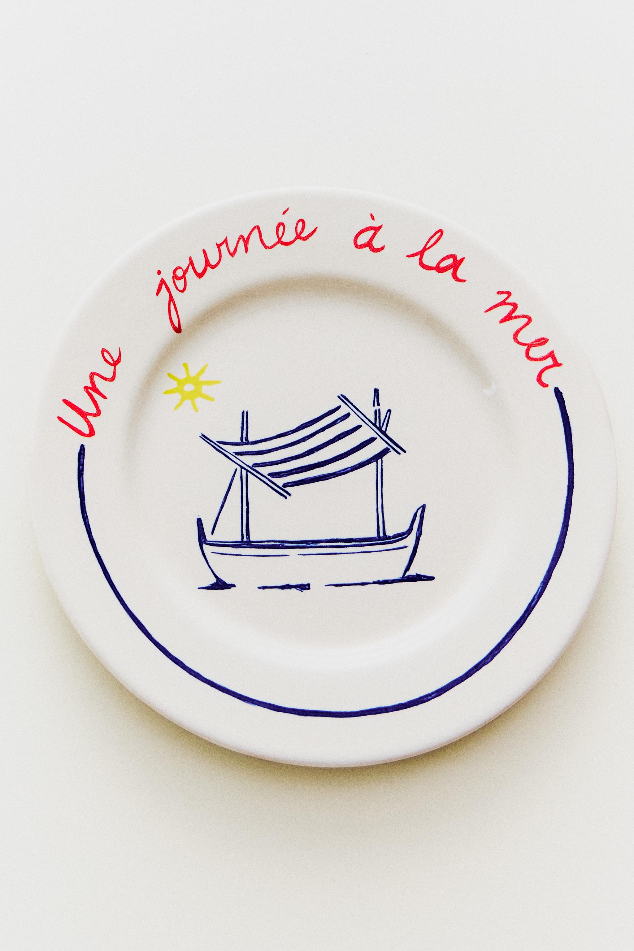 SUMMER DINNER PLATE | DIEGO NINE — Blue