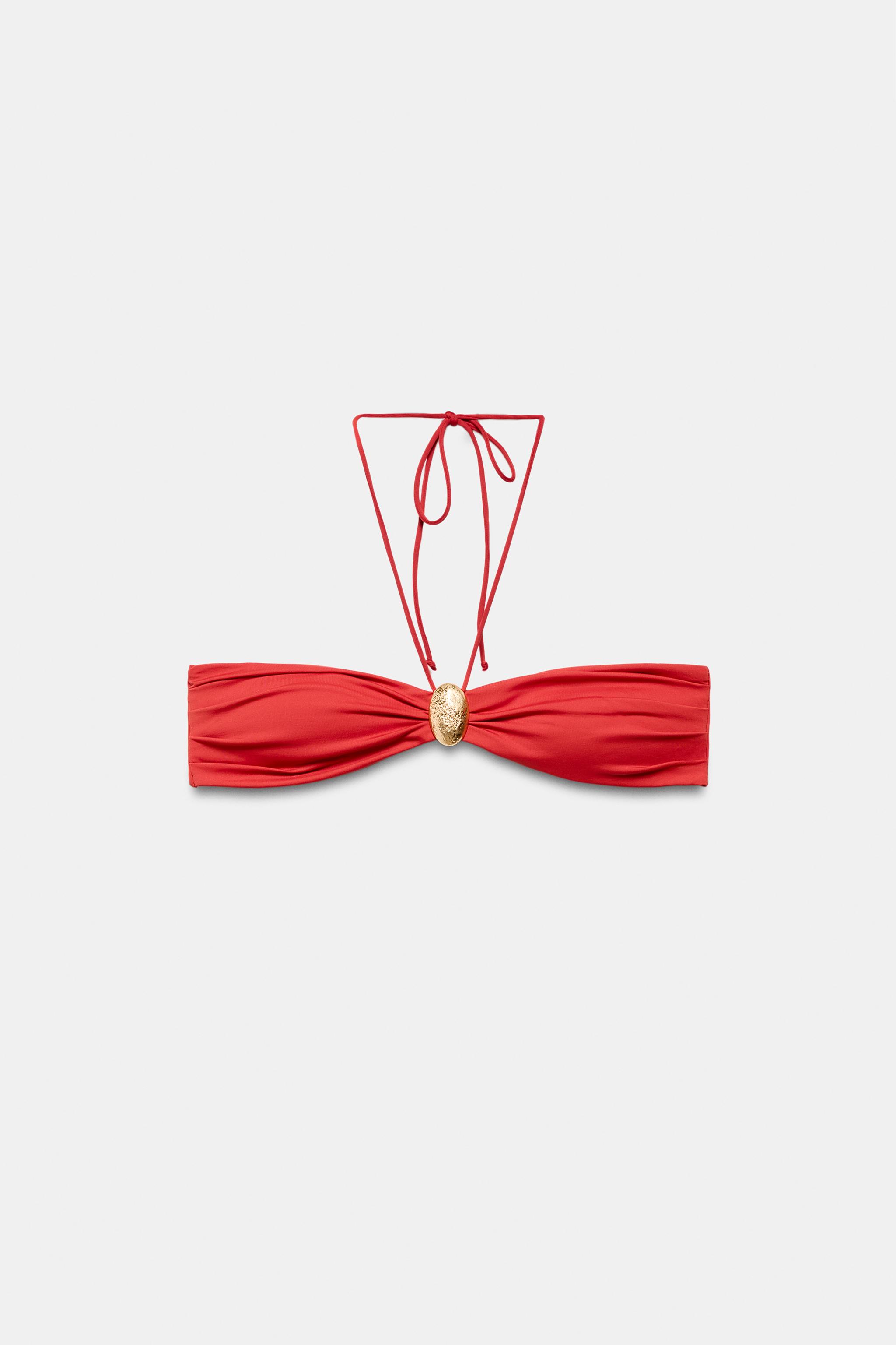 TOP BIKINI BANDEAU OVALE