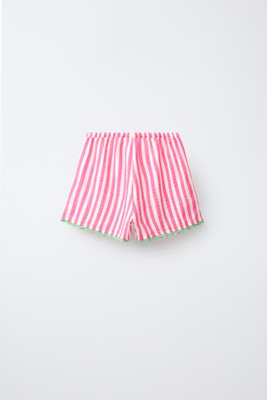 PYJAMA RAYURES TEXTURÉES 2-6 ANS - Rose de Zara - Image 4