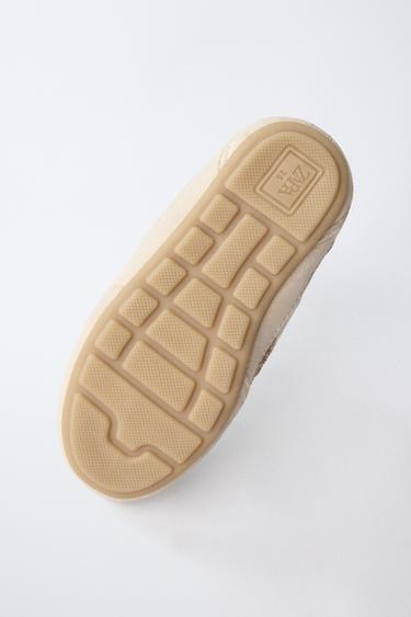 BASKET EN RÉSILLE - Blanc écru de Zara - Image 6