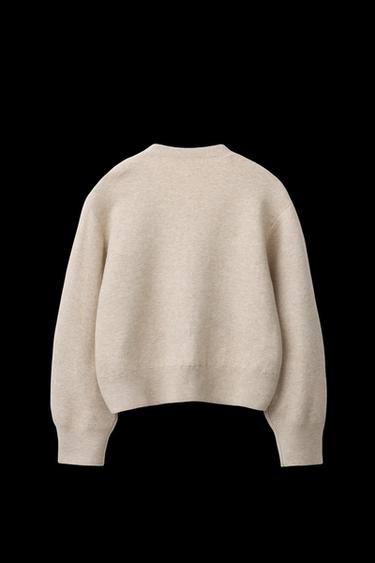 STRICKJACKE - Sandfarben von Zara