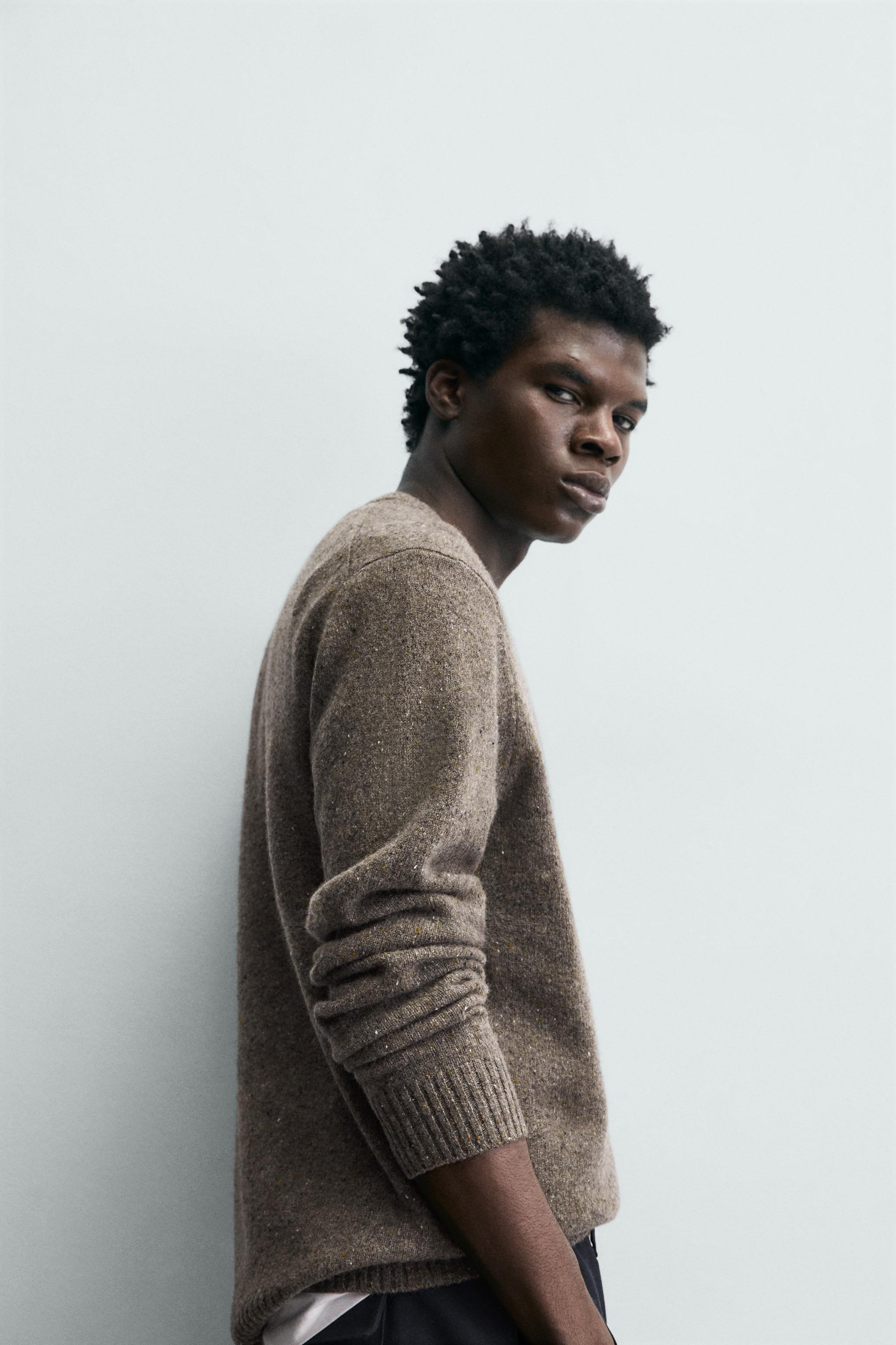 100% WOOL BOTTONATO JUMPER