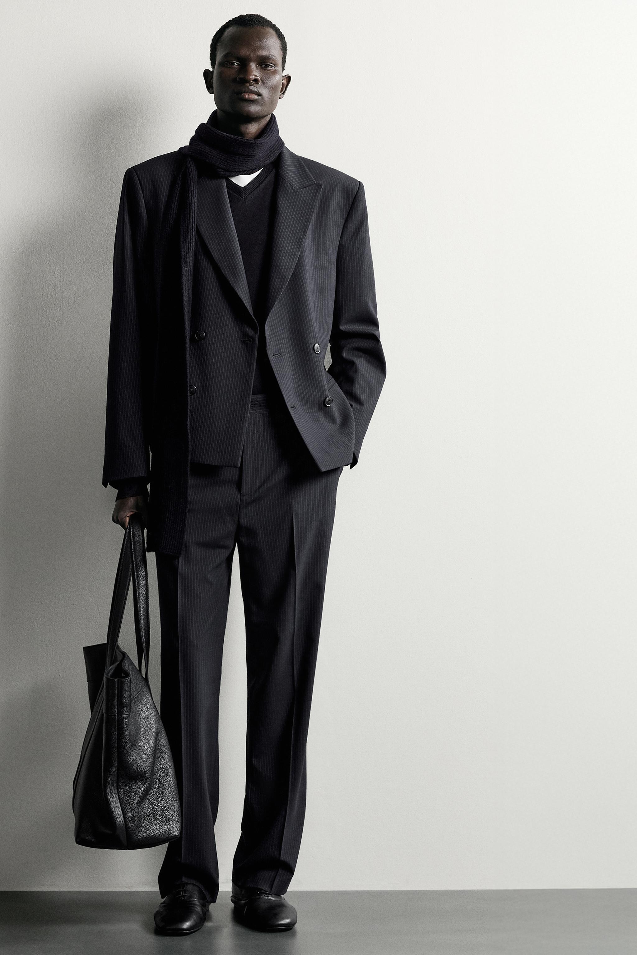 PANTALON DE COSTUME À RAYURES TENNIS