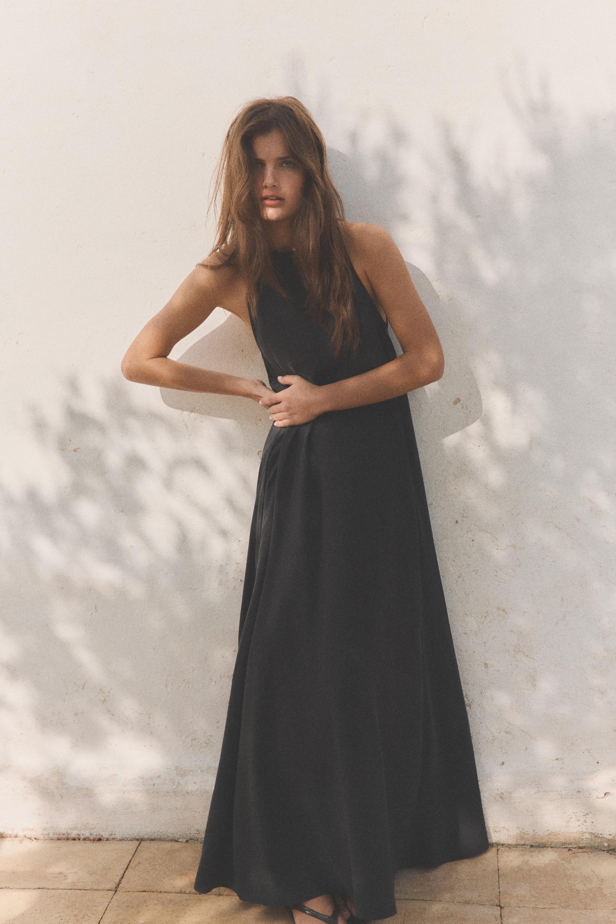 FLOWY MIDI DRESS