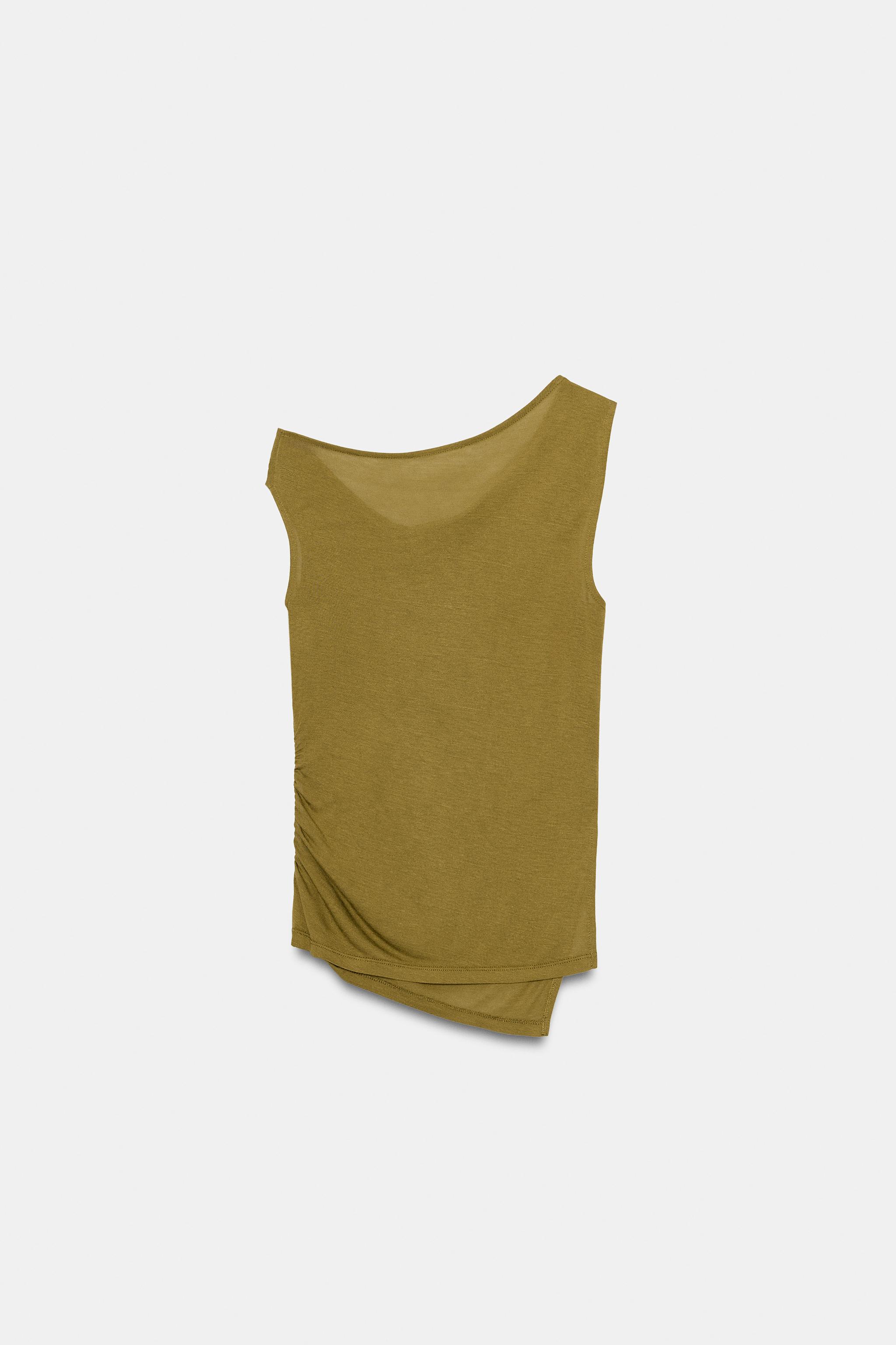 DRAPED ASYMMETRIC TOP