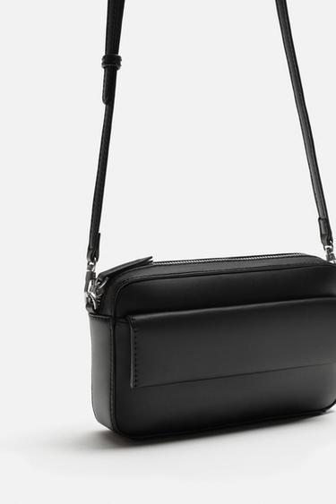 PLAIN CROSSBODY BAG - Black by Zara - Image 4