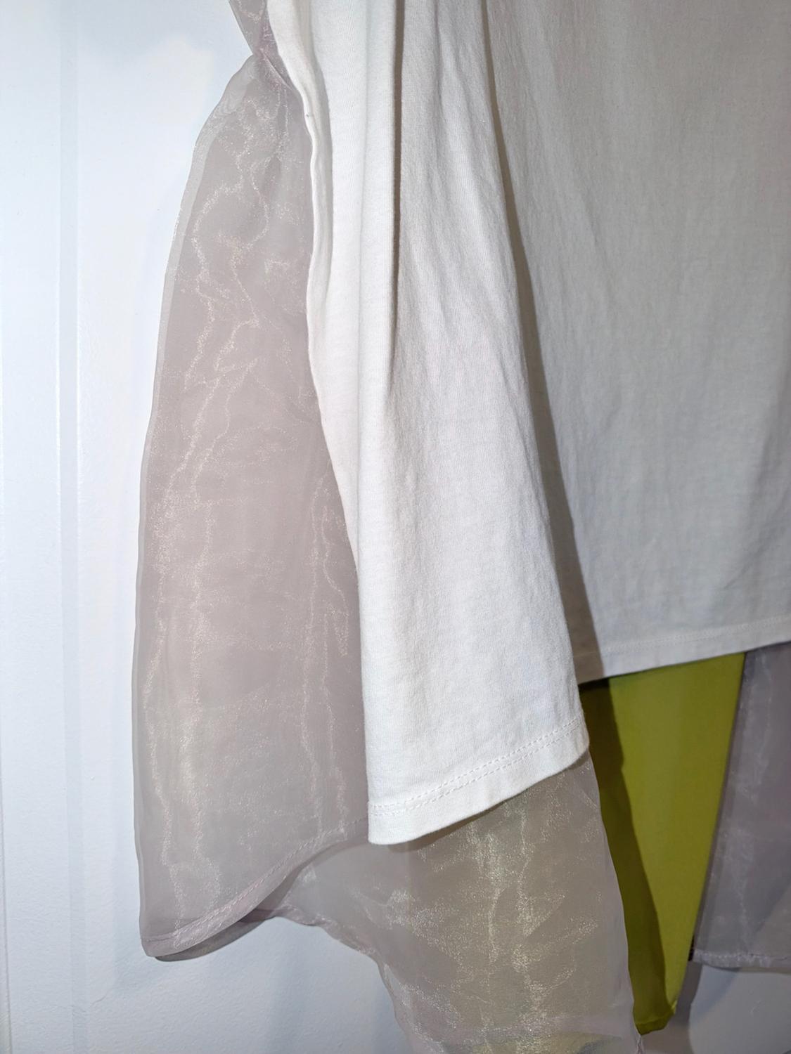 TOP WITH ORGANZA TRIM - Image 2