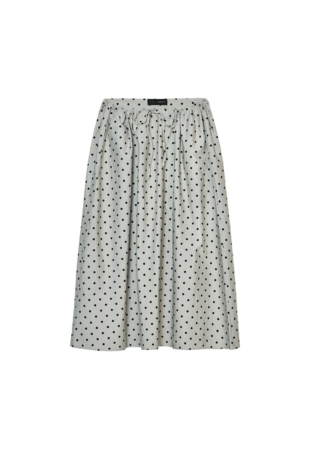 POLKA DOT MIDI SKIRT - image 3