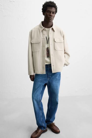 SURCHEMISE STRUCTURÉE CONFORT - Beige de Zara - Image 5