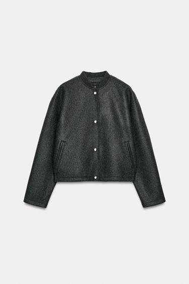 SOFT-BOMBERJACKE - Grau von Zara