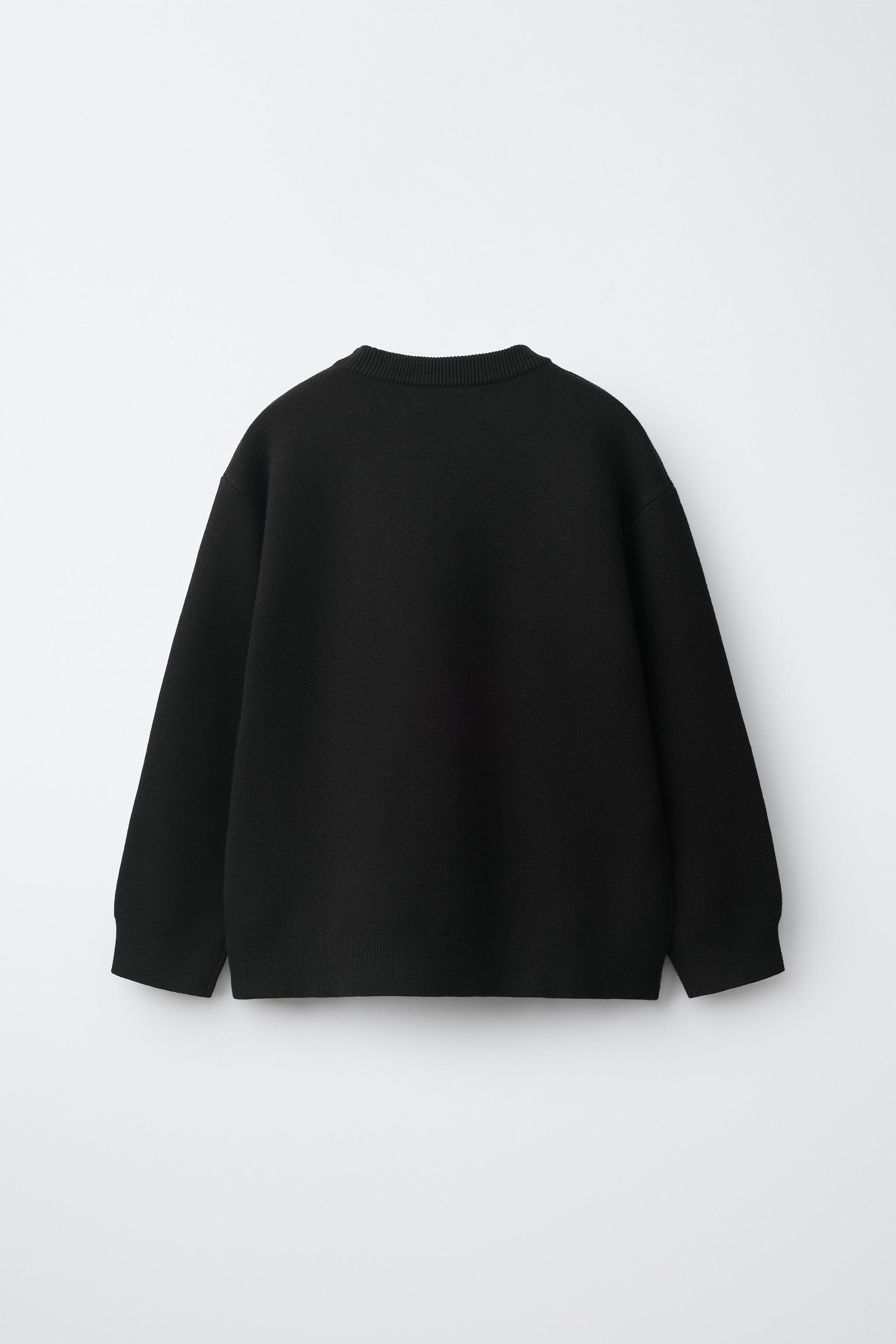 KNIT JUMPER — Black