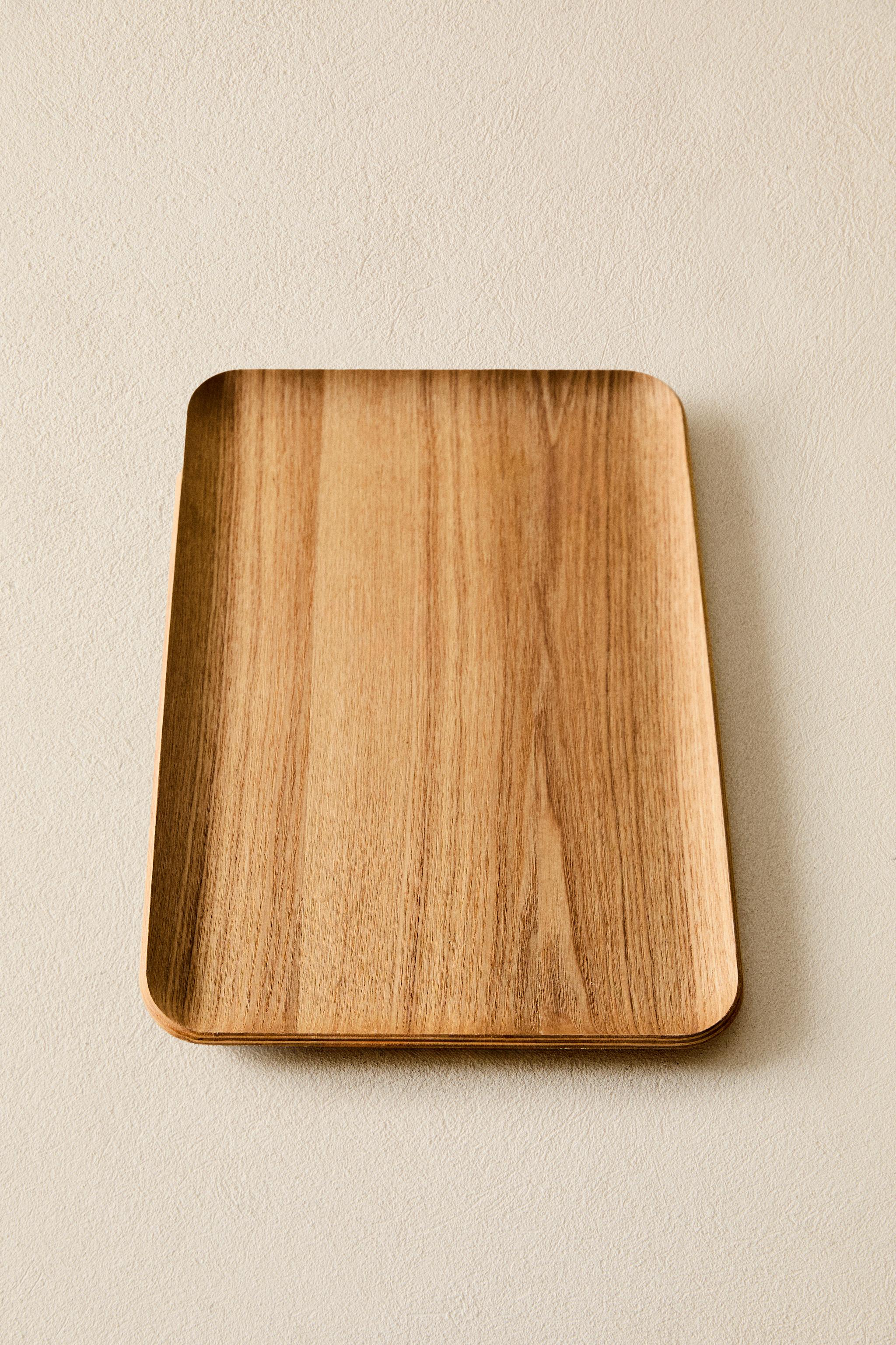 RECTANGULAR WOODEN TRAY
