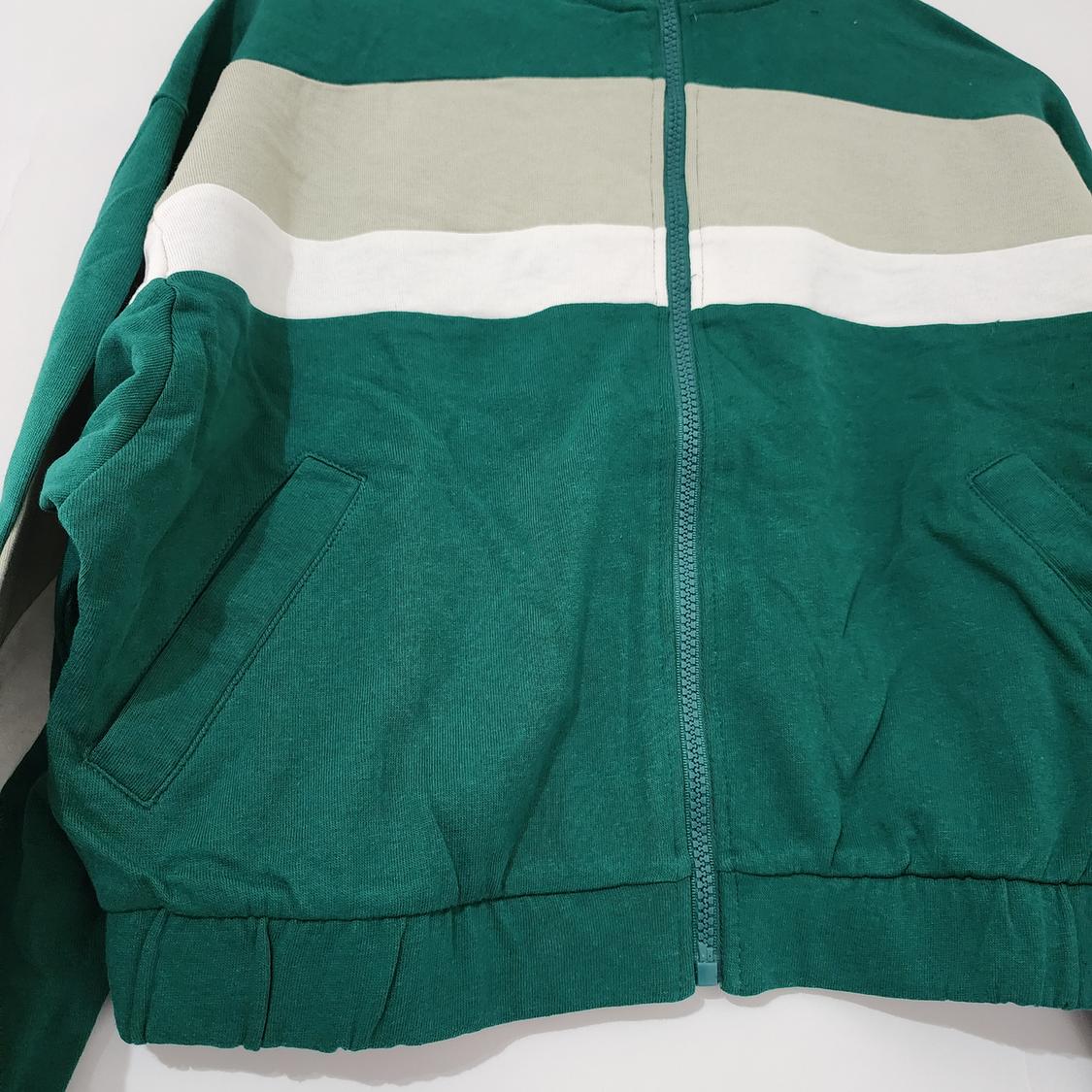 SWEATSHIRT WITH CONTRASTING BANDS - Image 2