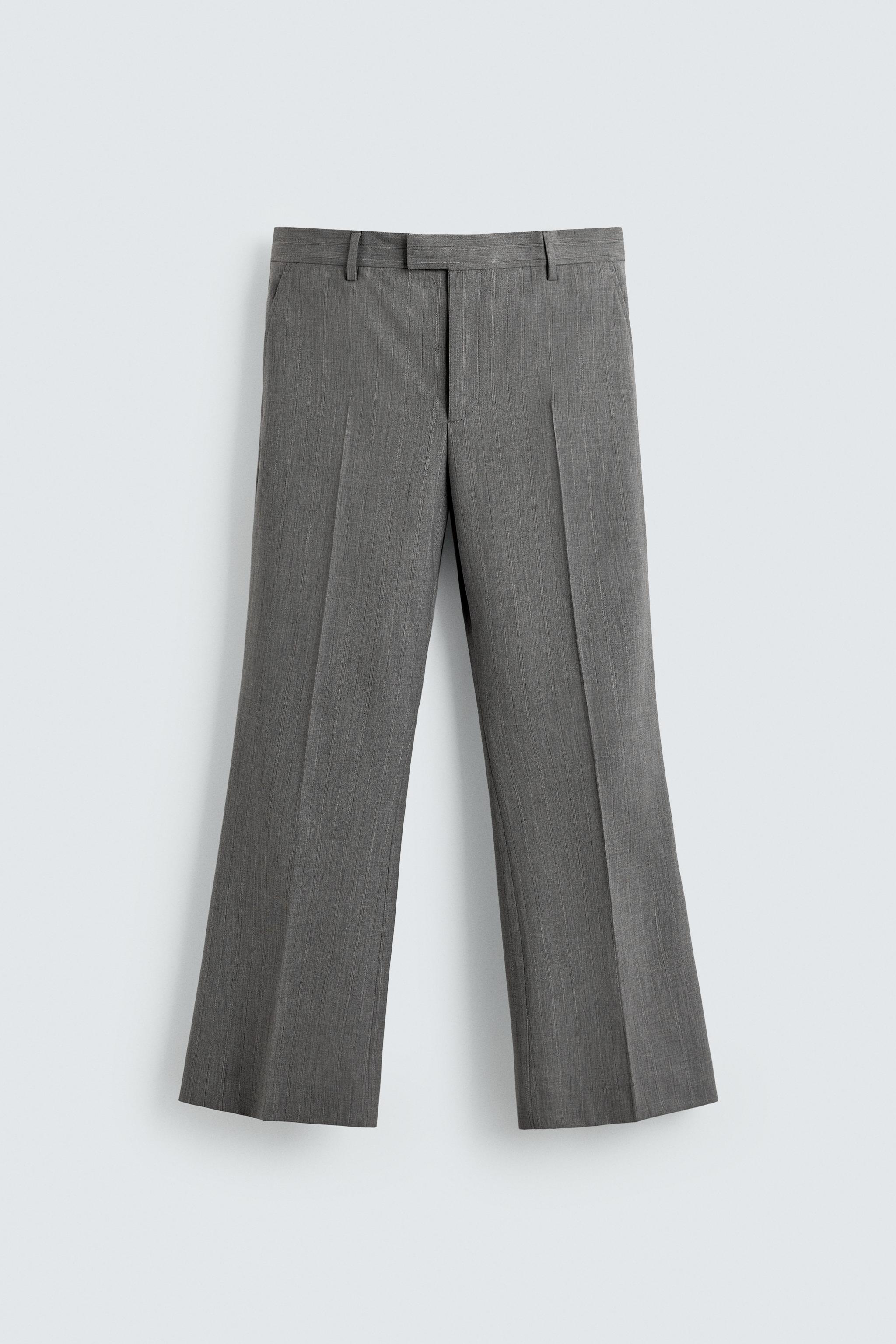 PANTALON DE COSTUME FLARE À RAYURES