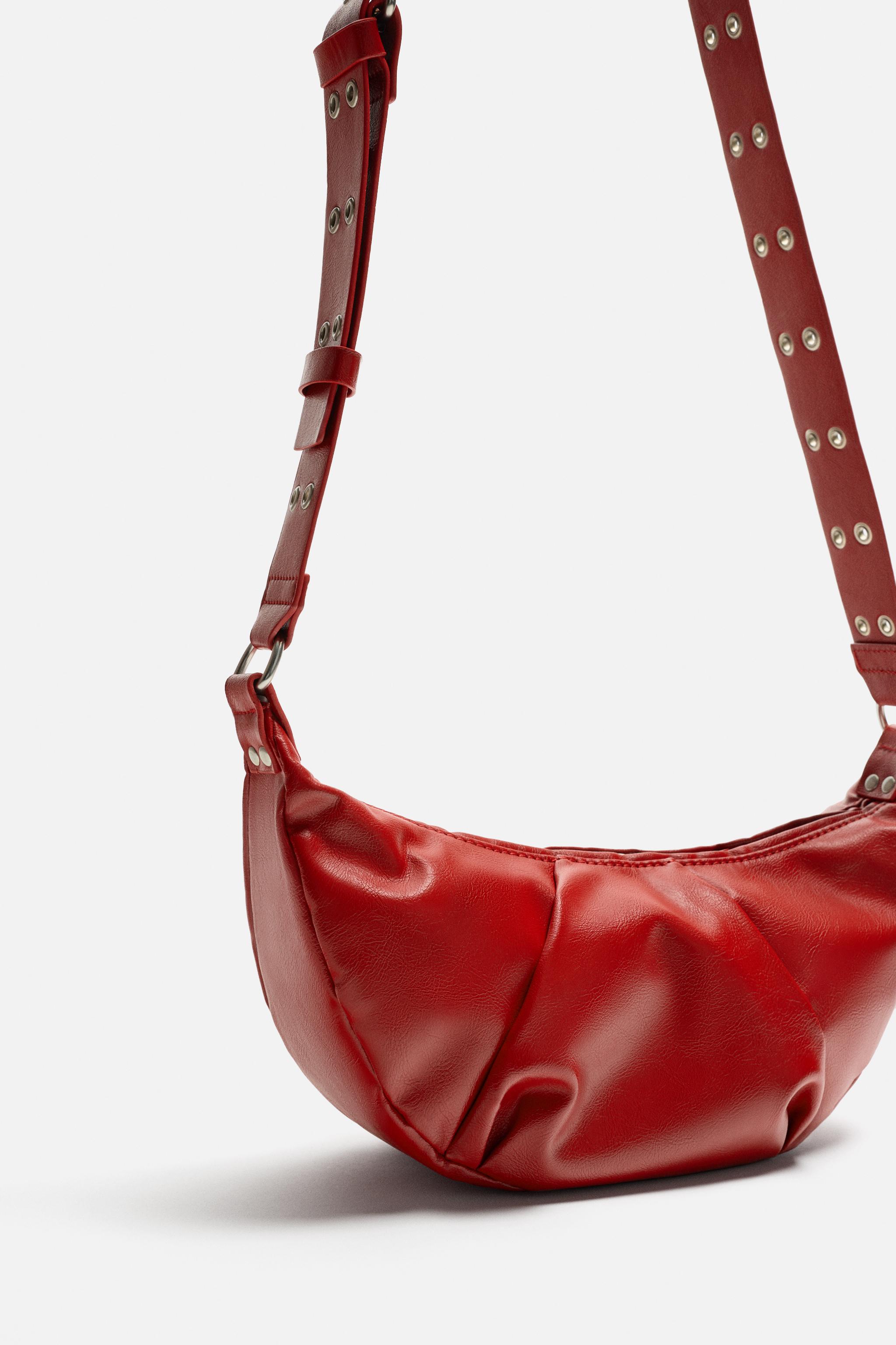 OVAL CROSSBODY BAG - Red | ZARA United States