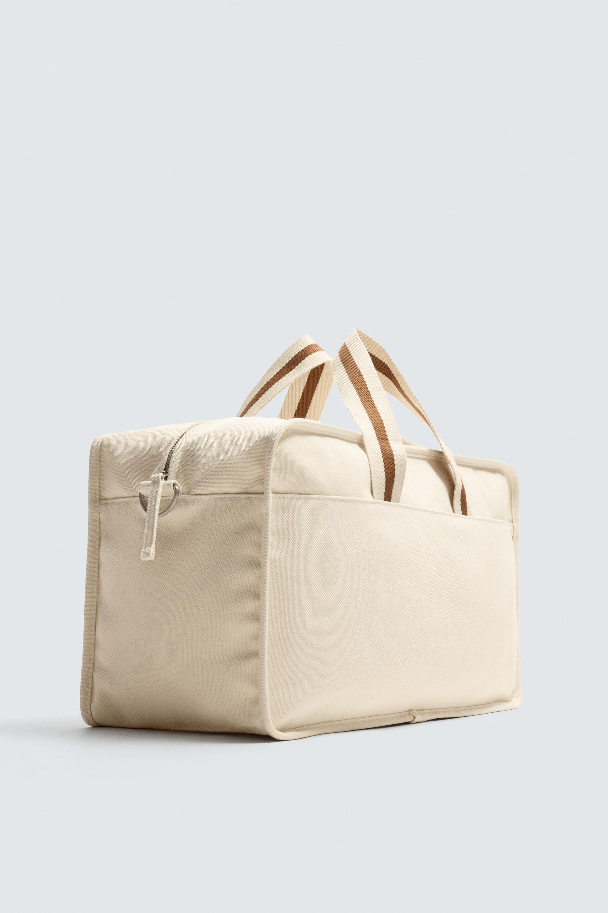 CONTRAST TRAVEL BAG - Beige | ZARA Canada
