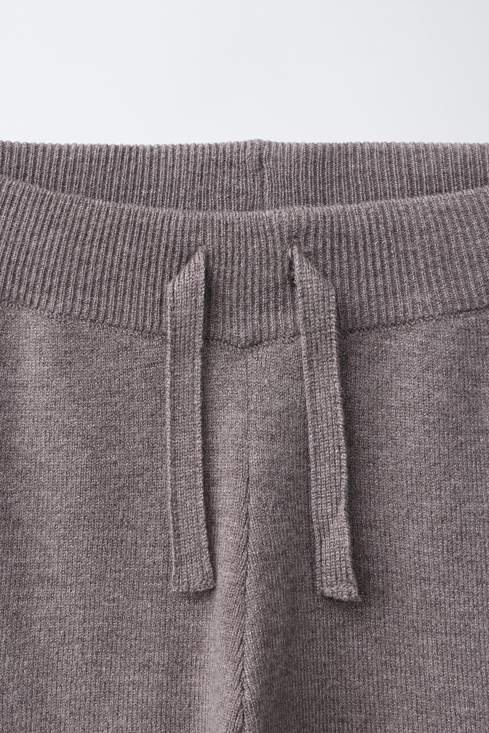 KNIT CARGO JOGGER PANTS