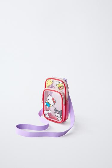 HELLO KITTY AND FRIENDS © SANRIO VINYL MOBILE PHONE HOLDER - Pink by Zara - Image 1