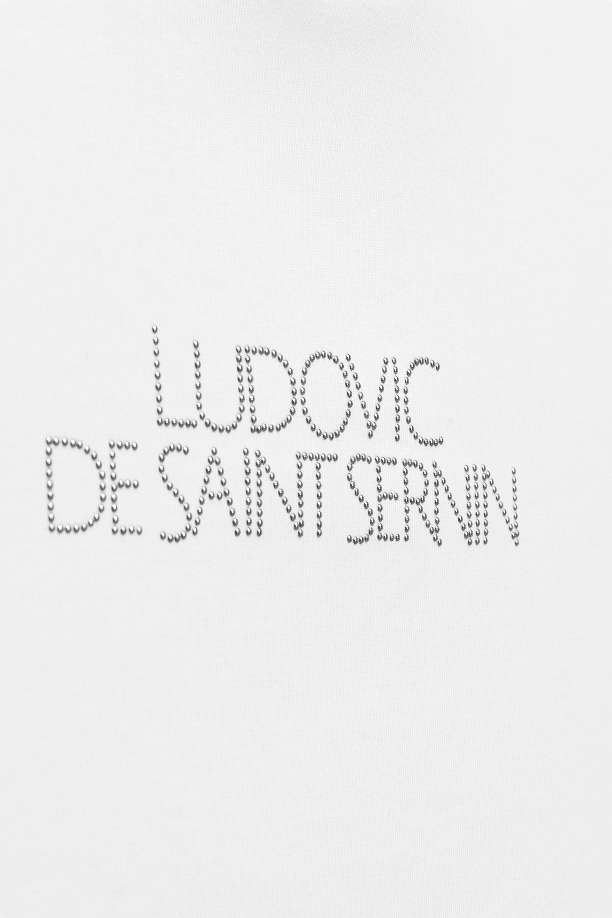 RHINESTONE LOGO TANK TOP LUDOVIC DE SAINT SERNIN x ZARA