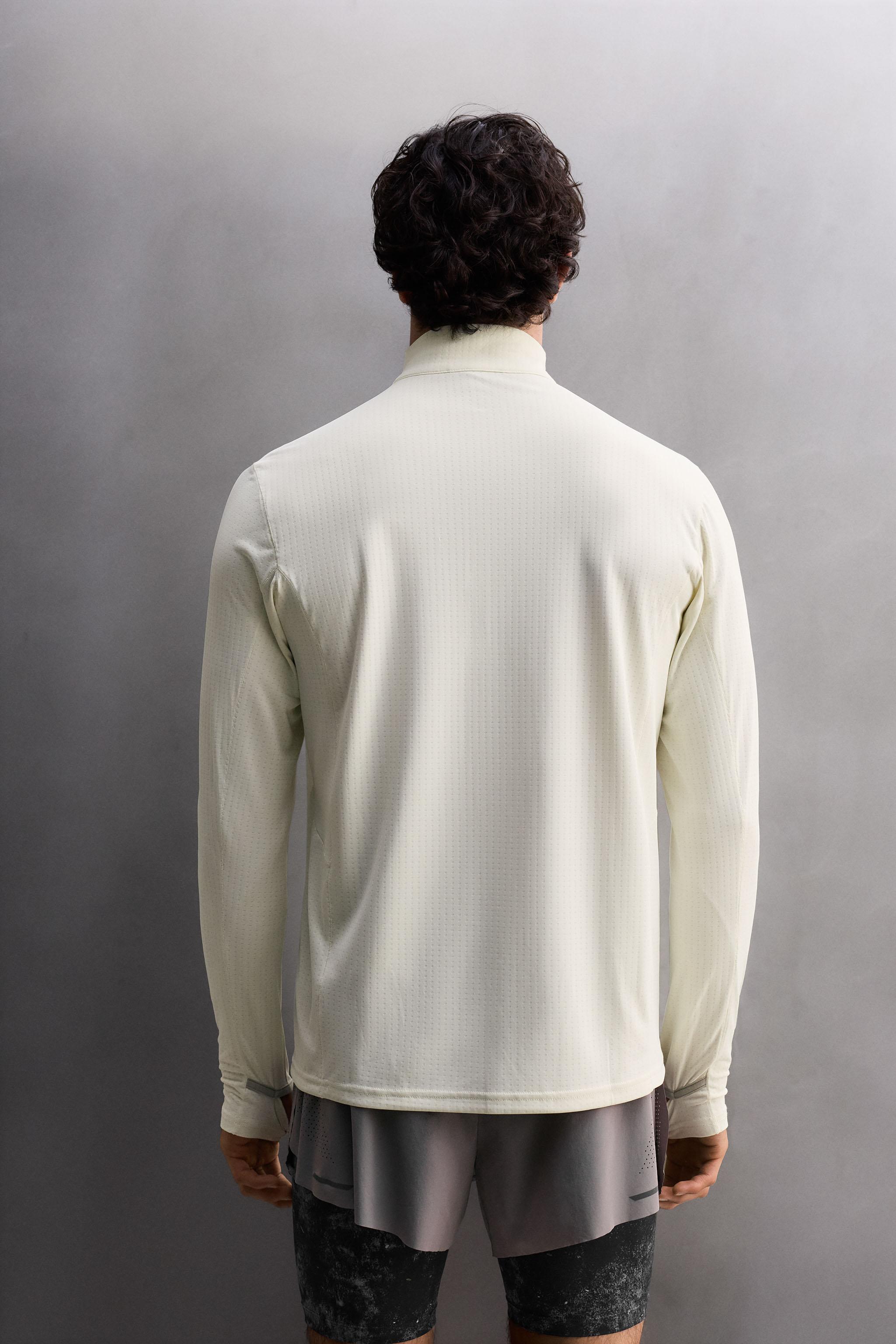 トップス ms TECHNICAL QUARTER-ZIP SHIRT - Oyster-white | ZARA United States