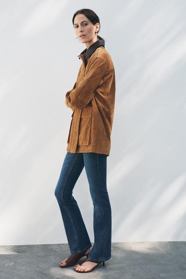 JEAN ZW COLLECTION BOOTCUT LONGUEUR INTÉGRALE TAILLE NORMALE - Indigo de Zara - Image 4