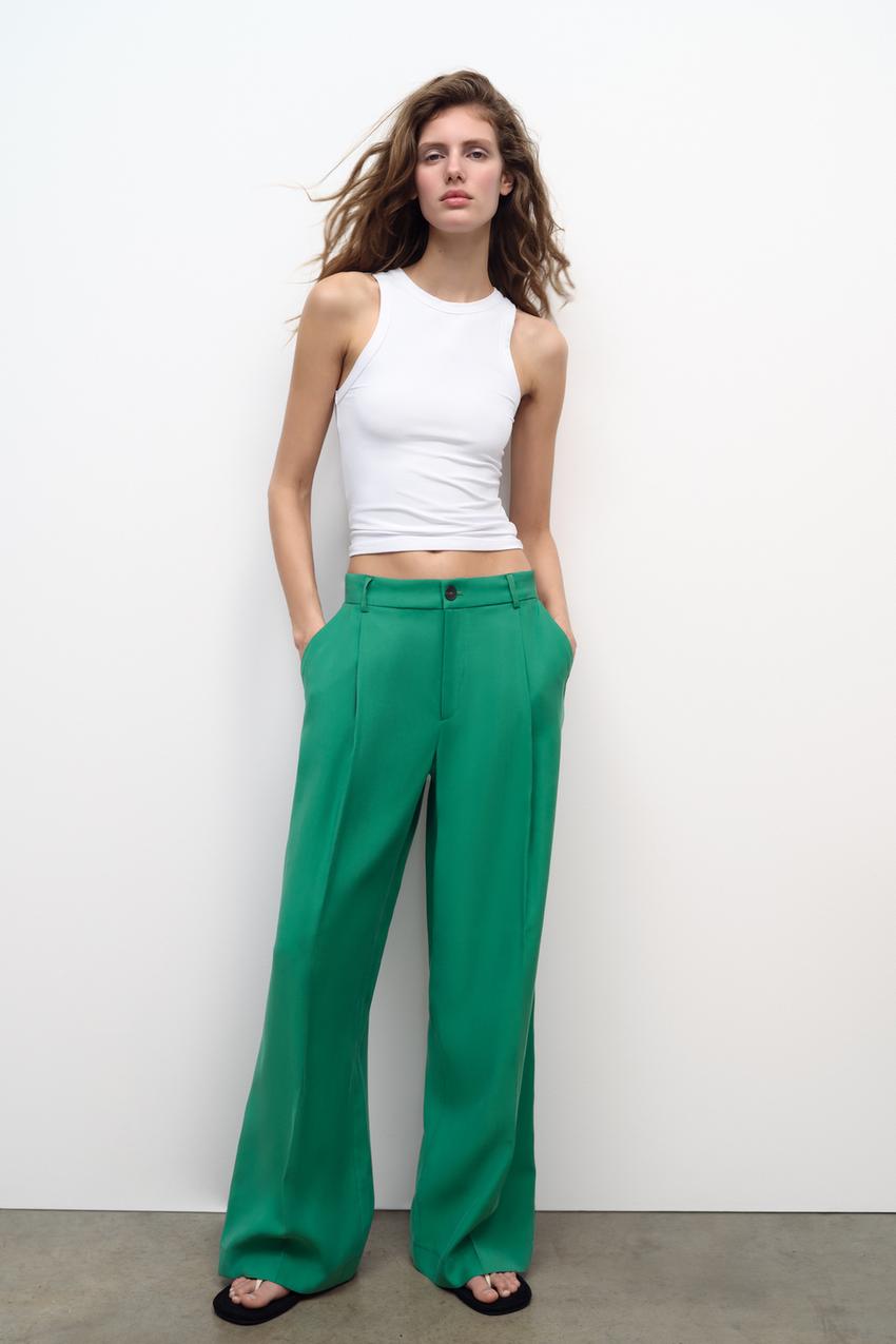 Zara, Pants & Jumpsuits, Zara High Waisted Trousers 47832