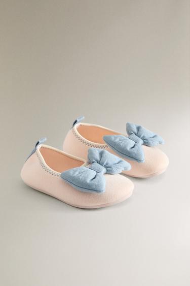BALLERINE CHAUSSON NŒUD - Rosé de Zara - Image 1
