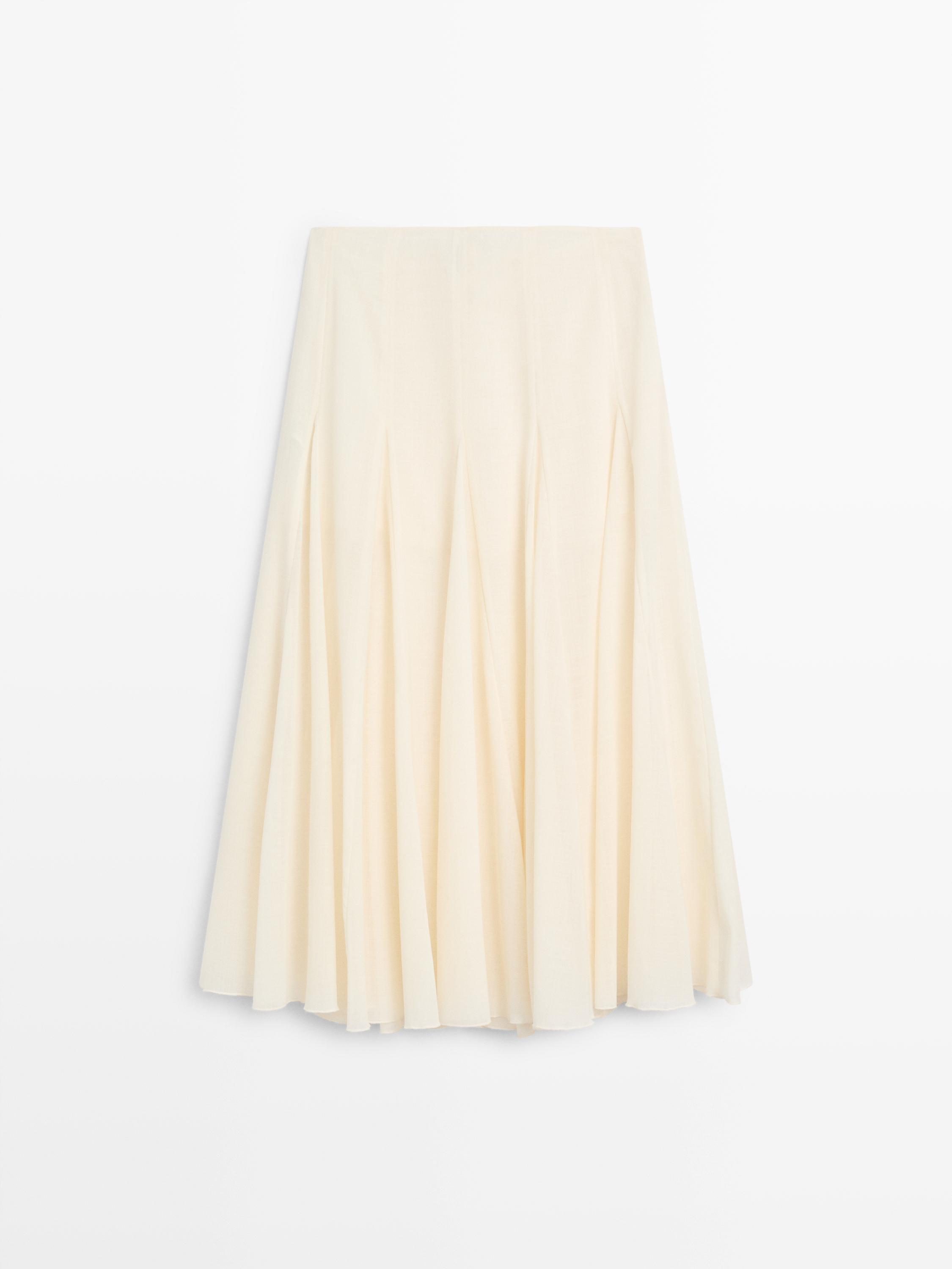 Short flowing flared skirt - STUDIO