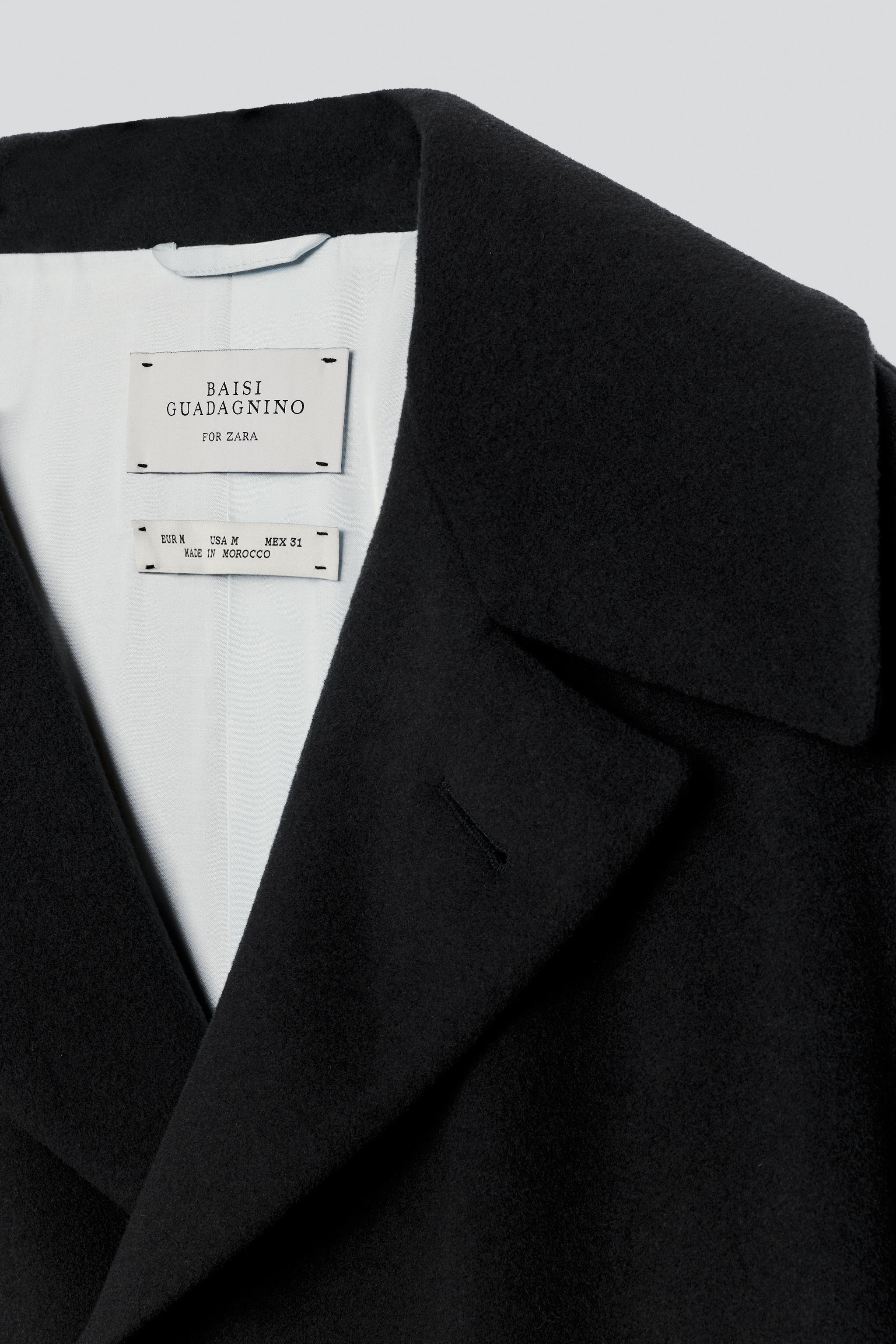 MANTEAU LONG CONTRASTE