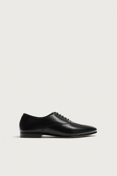 LEATHER DRESS SHOES — Black 1