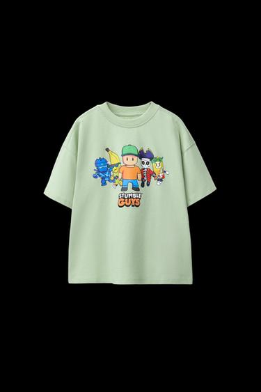T-SHIRT MIT STUMBLE GUYS ™ © SCOPELY-PRINT - Hellgrün von Zara - Bild 0