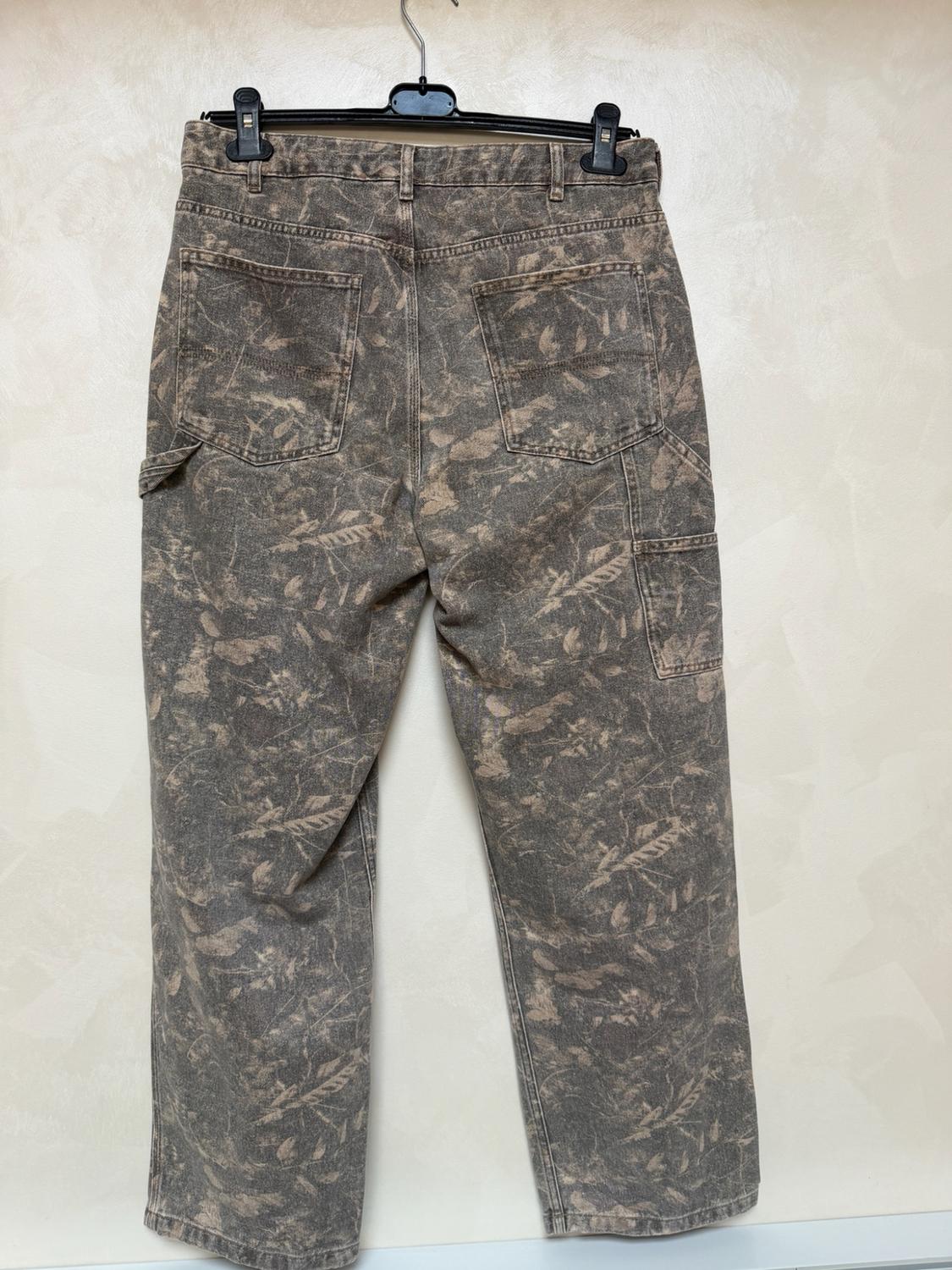 LEAF PRINT CARPENTER TROUSERS - Image 3