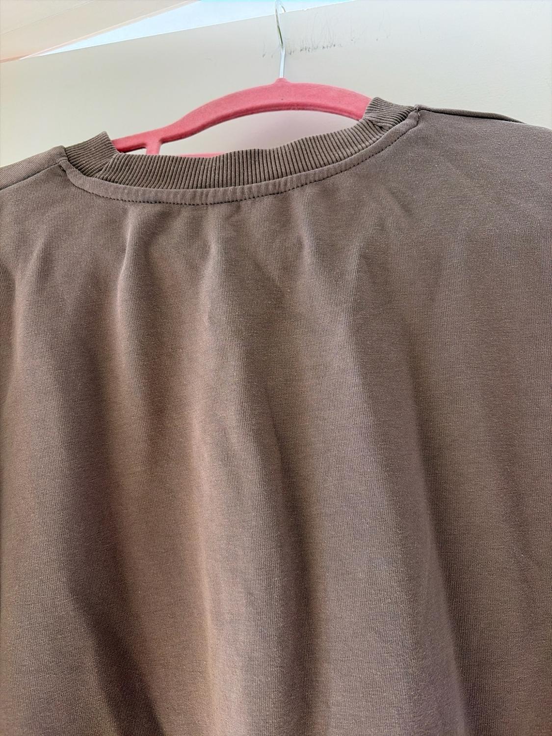 SHORT SLEEVE OVERSIZE SWEATSHIRT - Image 2