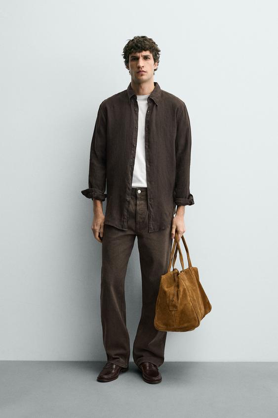 100% LINEN REGULAR FIT SHIRT from Zara - $69.90
