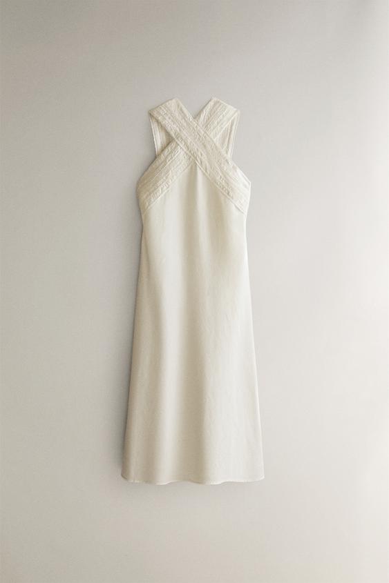 CAMISOLA COM RENDA - Cru da Zara - Imagem 0