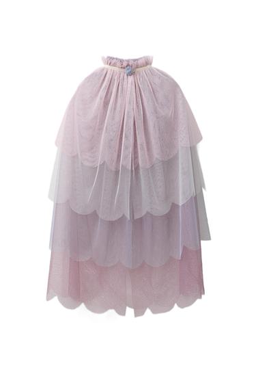 SHINY TULLE BUTTERFLY FAIRY COSTUME CAPE - Pink by Zara