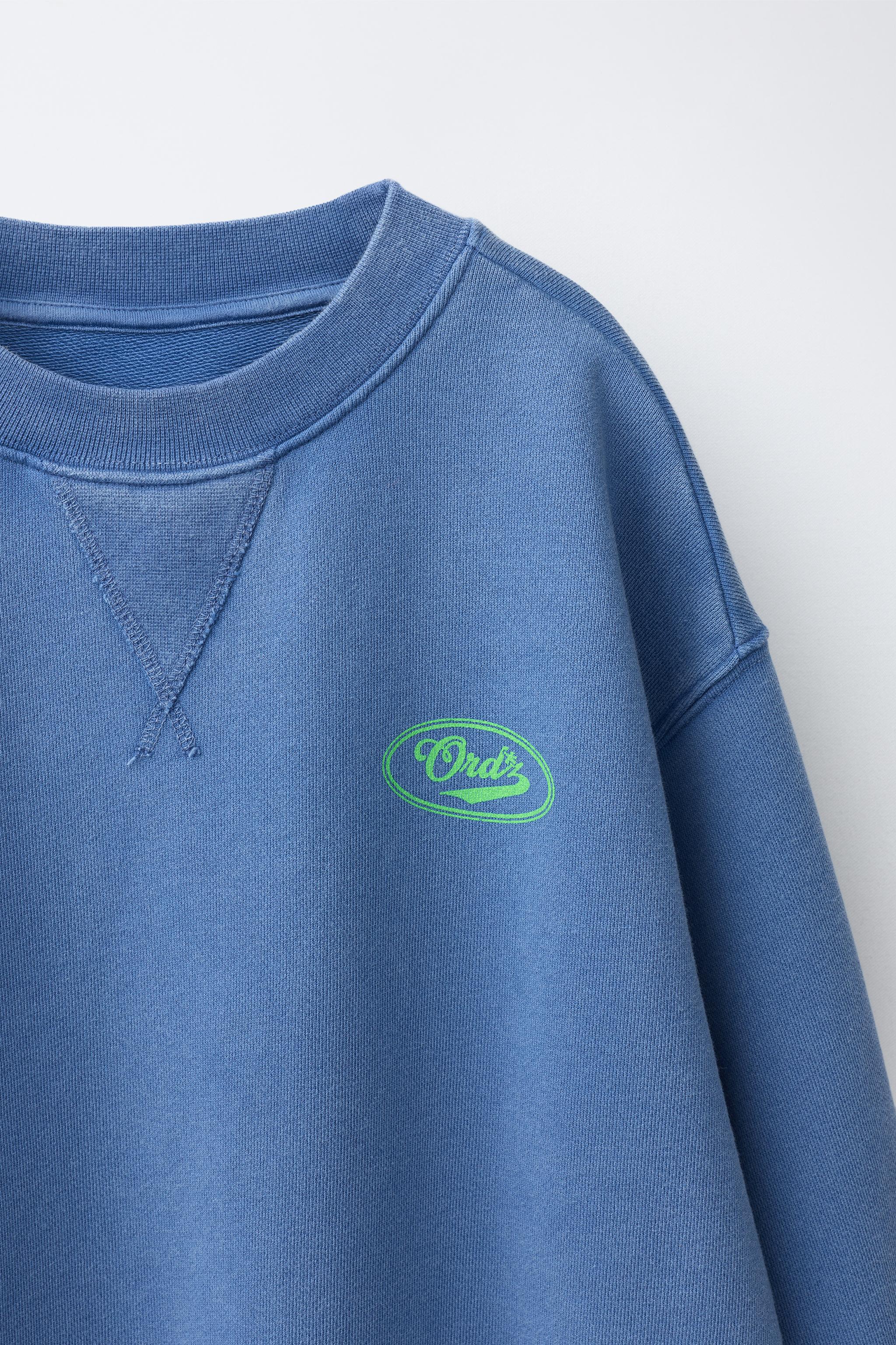 PLAIN LOGO PRINT SWEATSHIRT