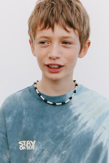 CAMISETA TIE DYE - Azul de Zara