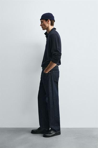 JEAN STRAIGHT FIT - Bleu marine de Zara - Image 3