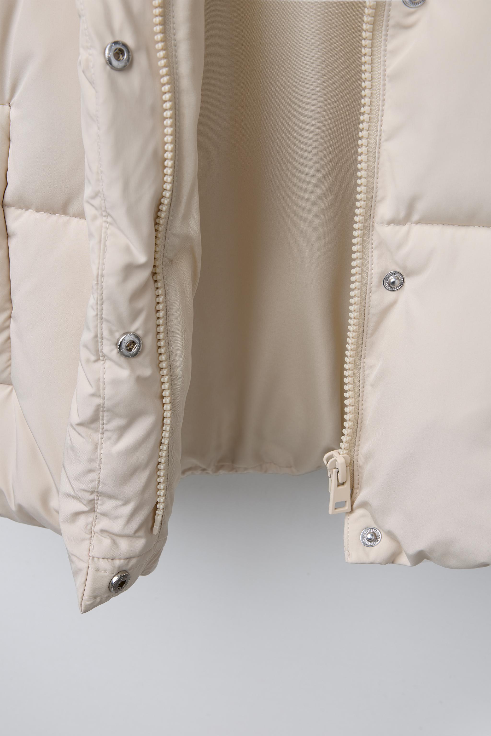 ＫＫママ✴︎フーデットパフジャケット✳︎ZARA フーデッド パフジャケット - ブラック | ZARA Japan / 日本
