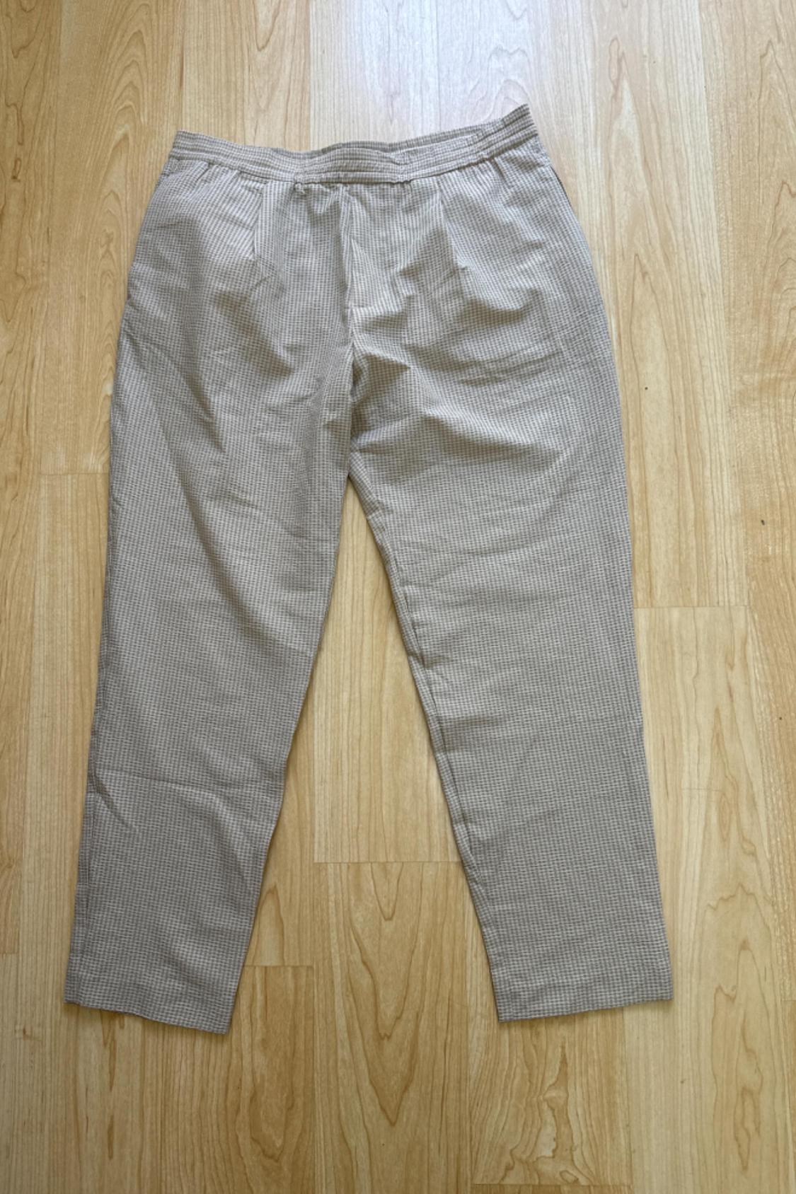 SEERSUCKER SUIT TROUSERS