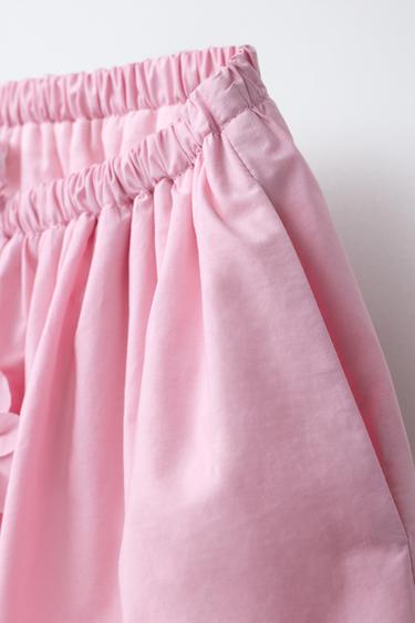 FLORAL BALLOON SKIRT - Pink by Zara - Image 3