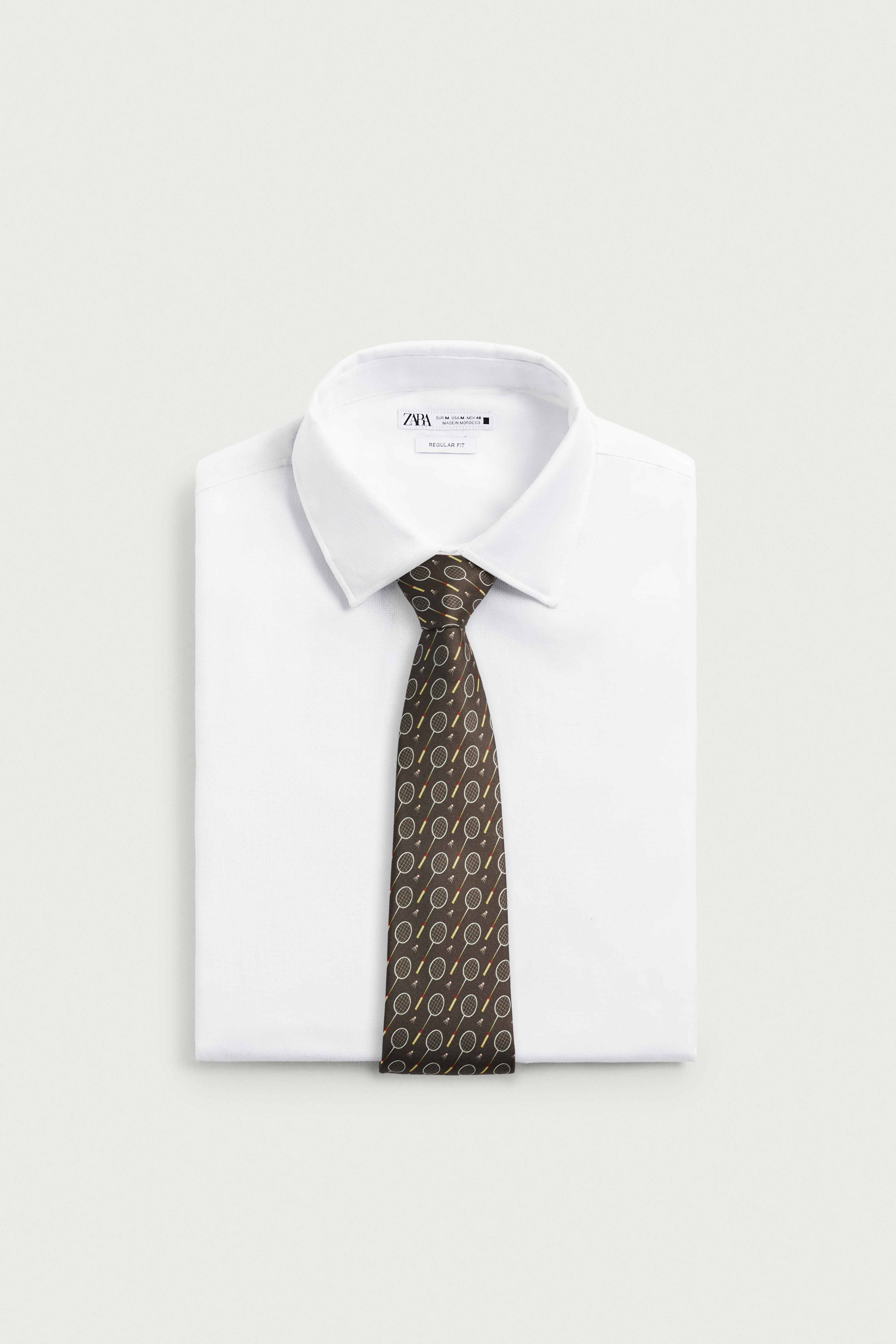 100% SILK JACQUARD RACQUET TIE