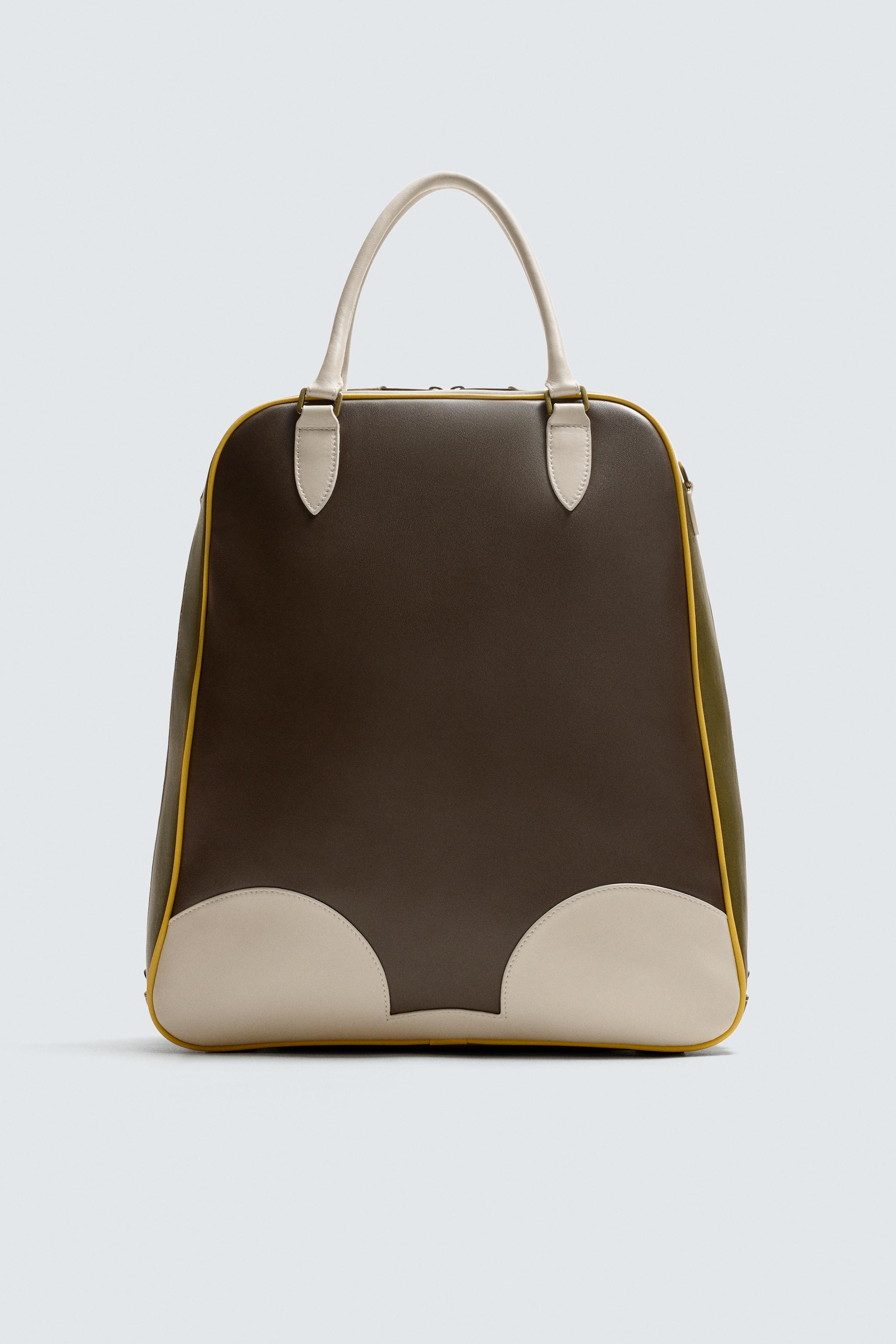 HARRY LAMBERT FOR ZARA X DISNEY レザー shopperバッグ - ブラウン