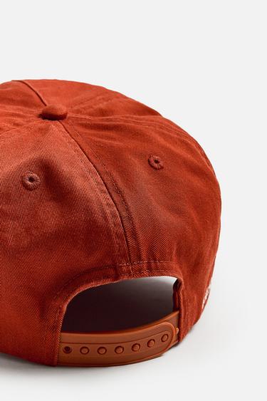 WASHED PRINT CAP - Red by Zara - Image 6