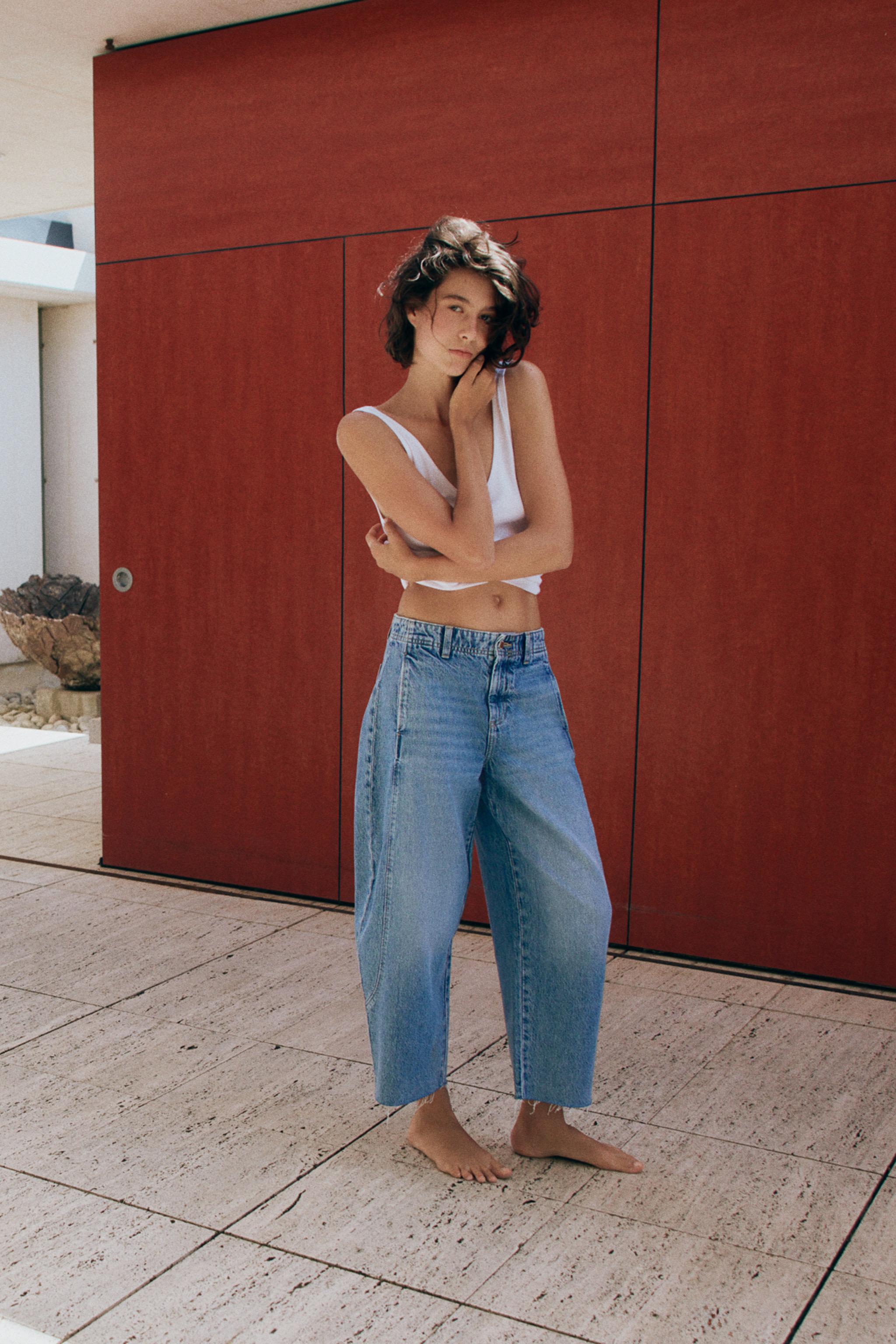 Женские джинсы Zara Z1975 BARREL JEANS — фото 8
