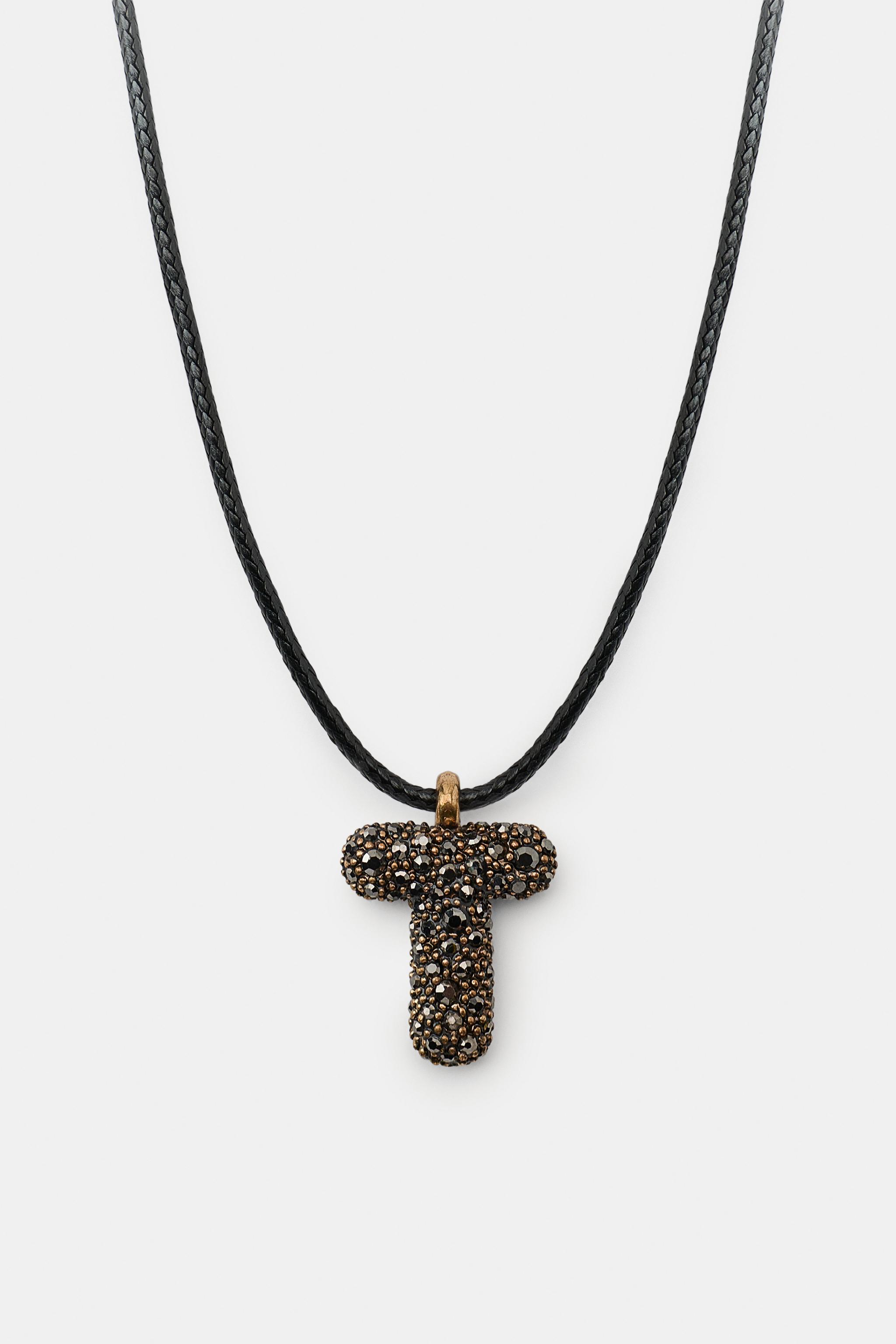 LETTER CORD NECKLACE