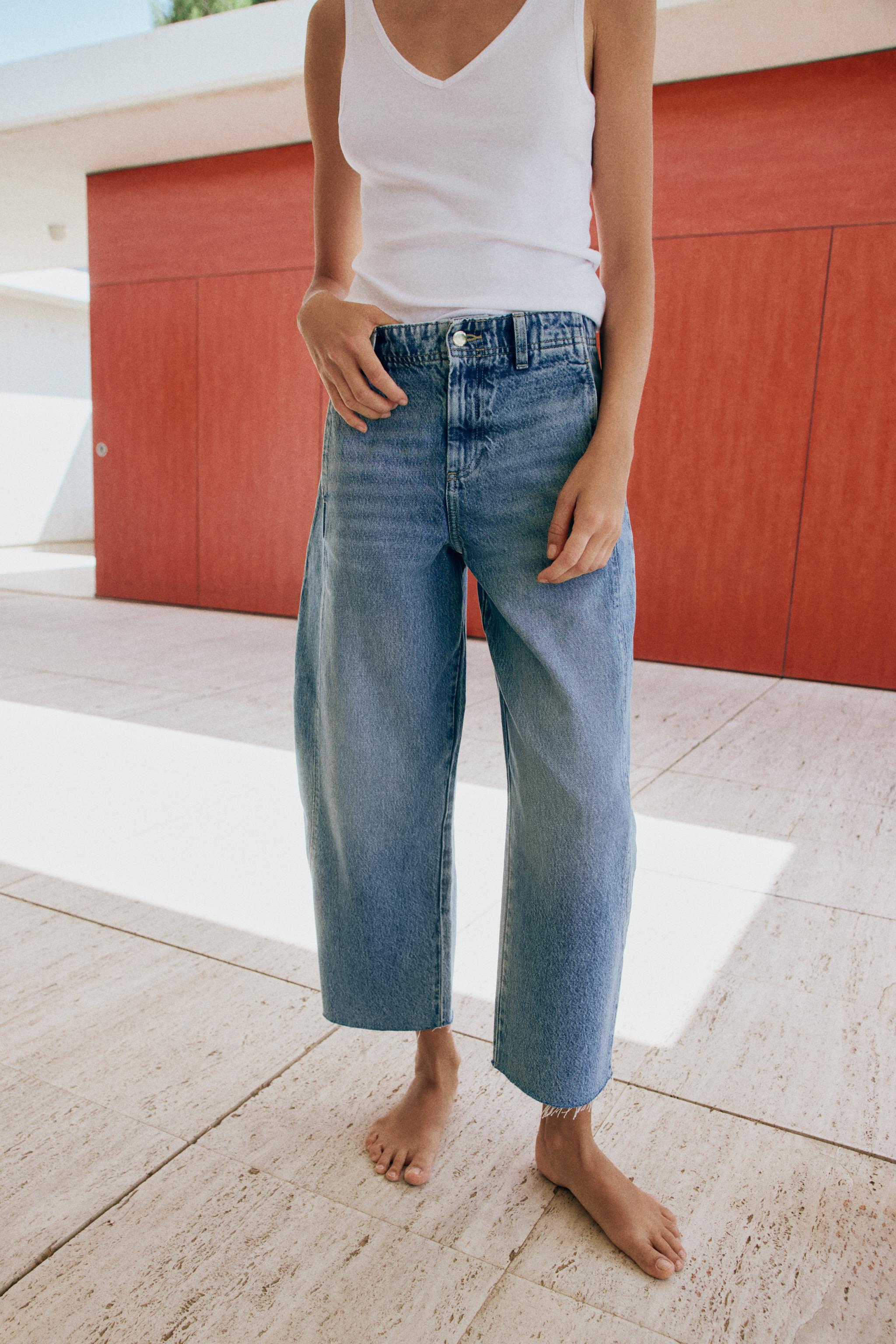 Женские джинсы Zara Z1975 BARREL JEANS — фото 2