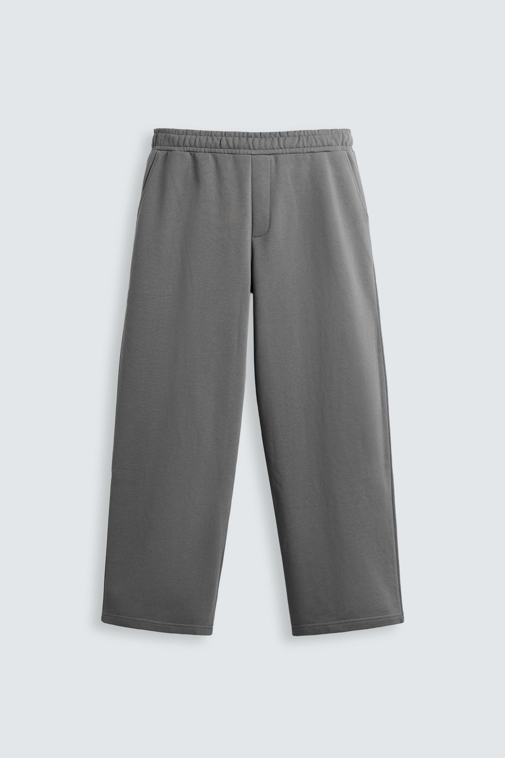 WIDE FIT JOGGER PANTS - Black | ZARA United States